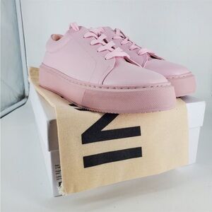 Ganni Pale Lilac Pink Low Top Sporty Sneakers 11